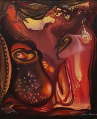 Khusro Subzwari, 24 x 30 Inch, Acrylics on Canvas, Figurative Painting, AC-KS-231